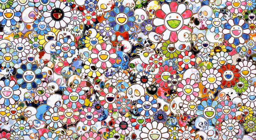 Takashi Murakami Repeating Pattern Graphic · Creative Fabrica