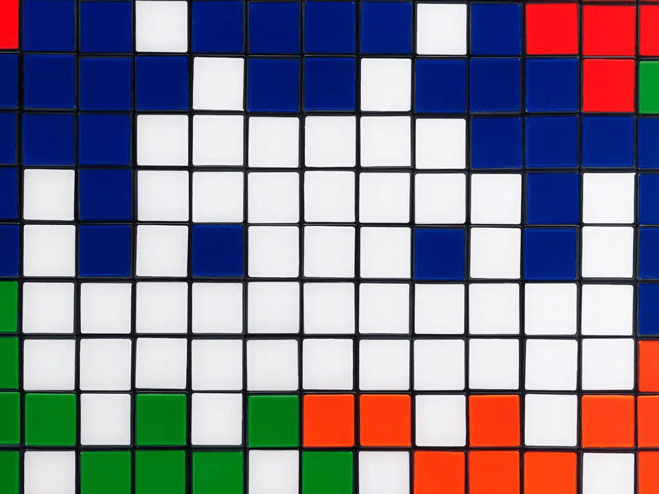 Invader Rubik Camouflage