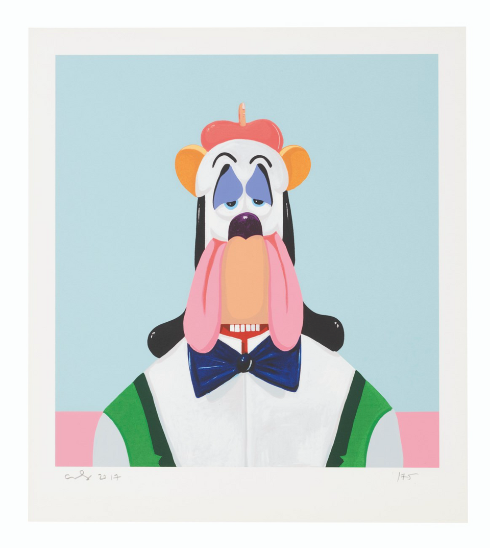 George Condo Droopy Dog Abstraction Print