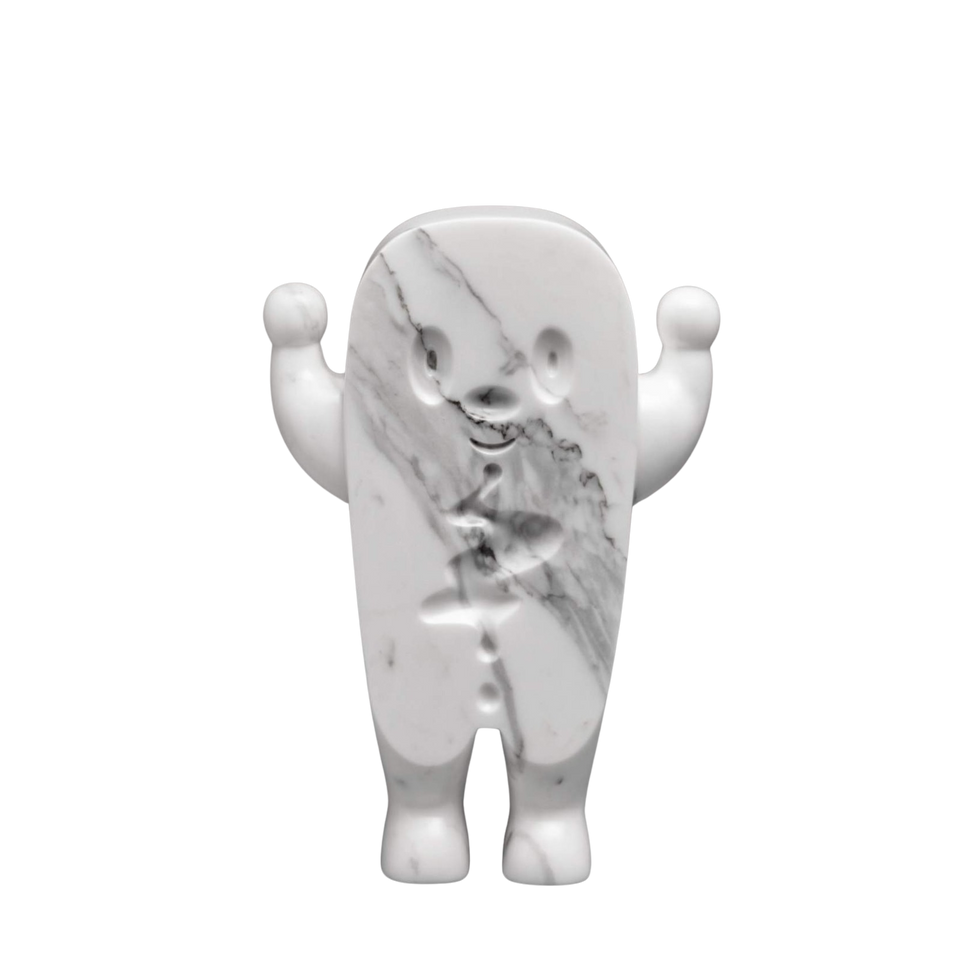 Haroshi Guzo Sculpture White