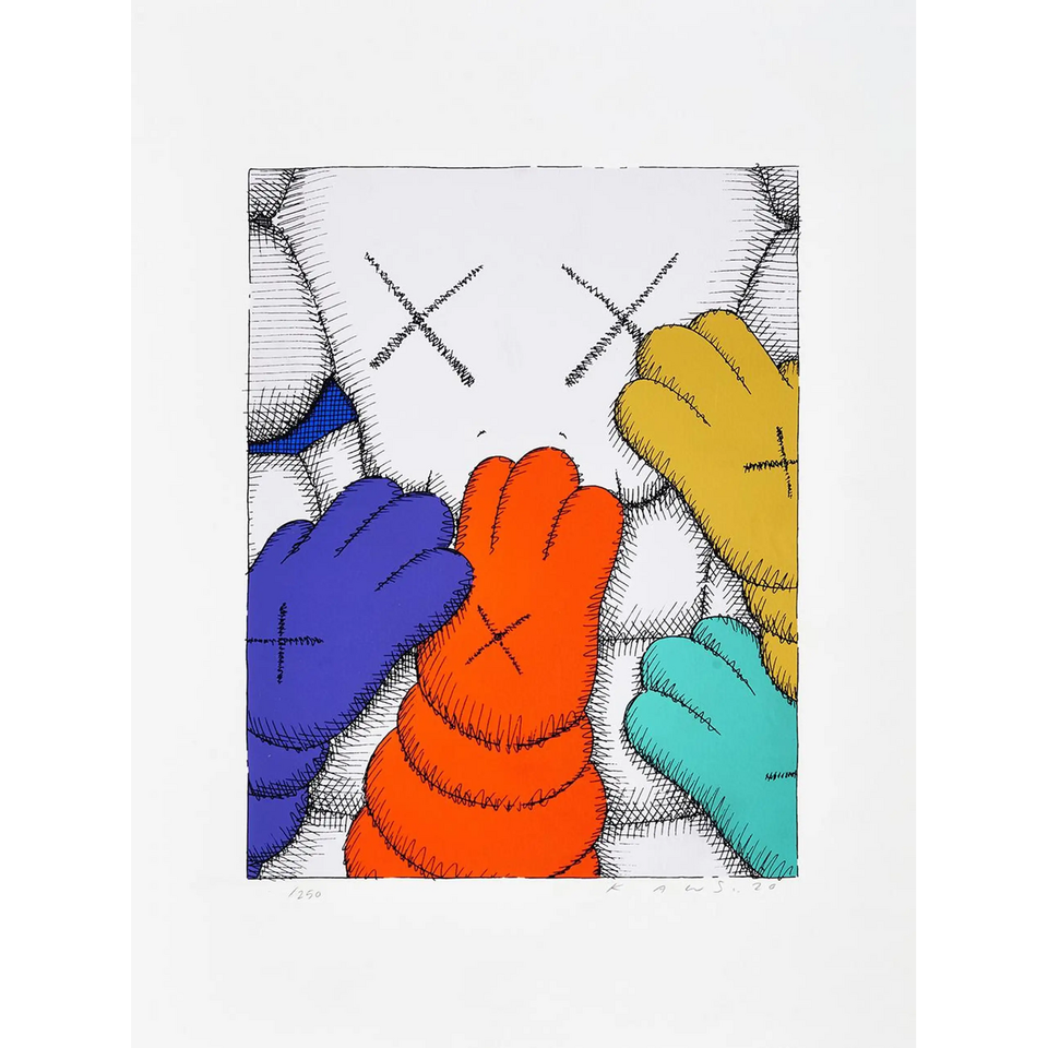 KAWS Urge #5 White Print