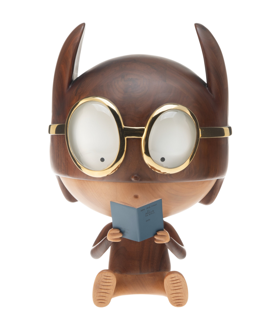 Edgar Plans Juanin Wood Sculpture