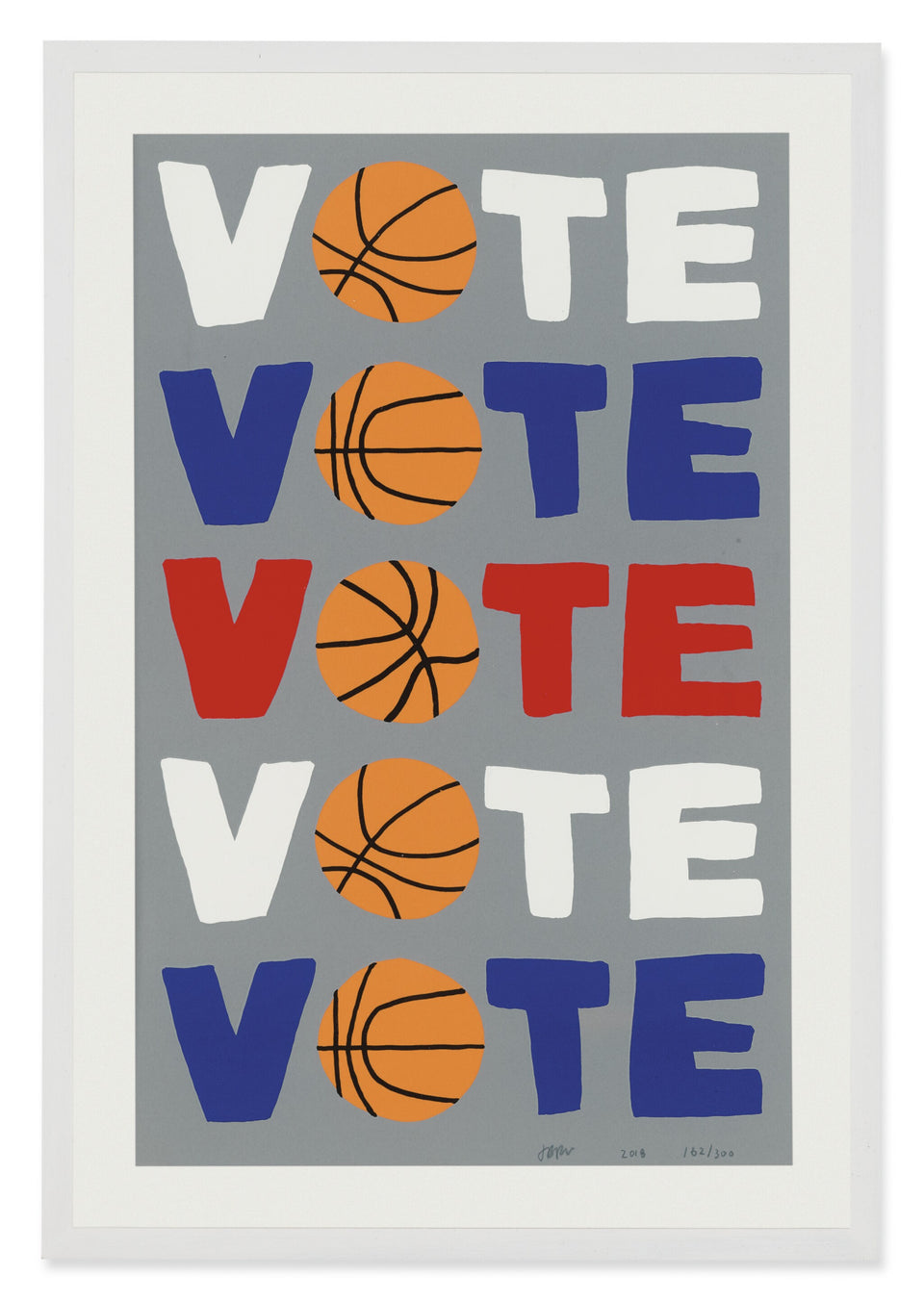 Jonas Wood Vote Print