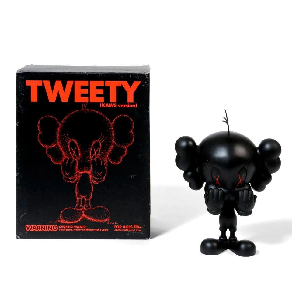 KAWS Tweety Vinyl Figure Black