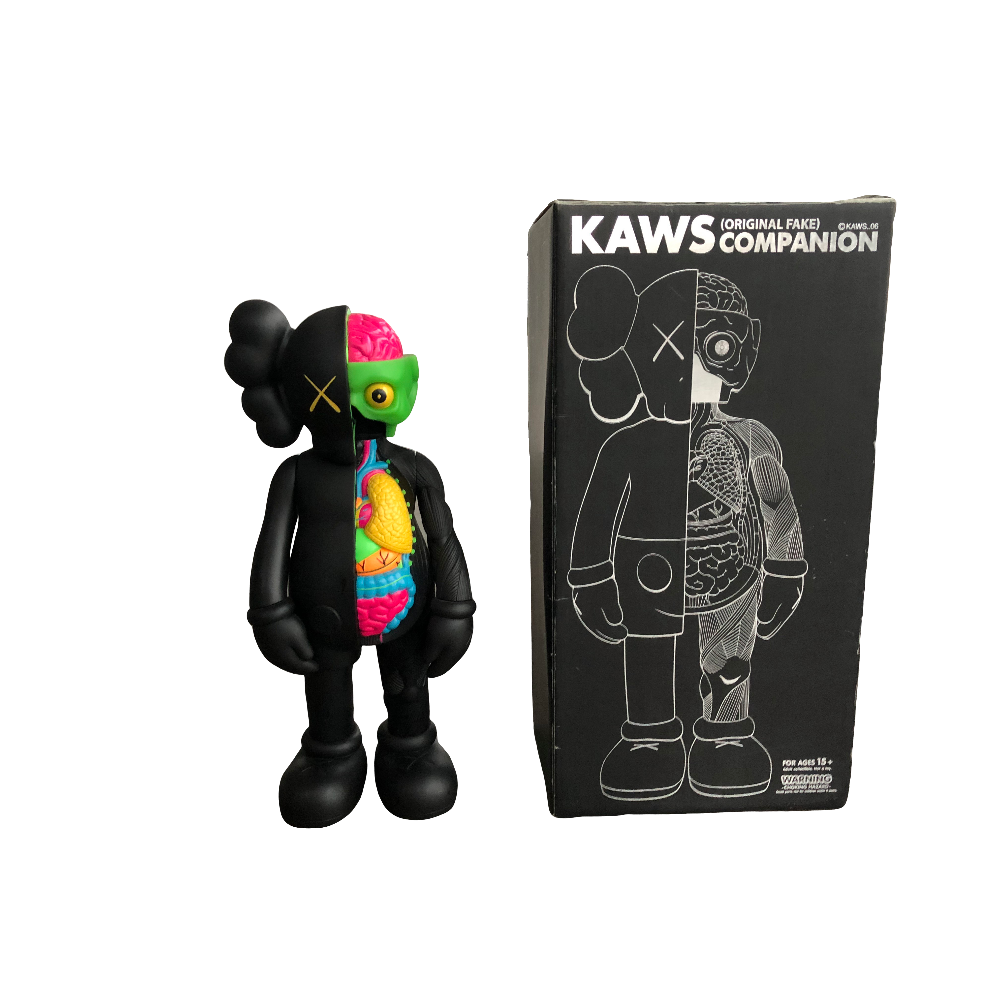 KAWS Dissected Companion Vinyl Figure Black