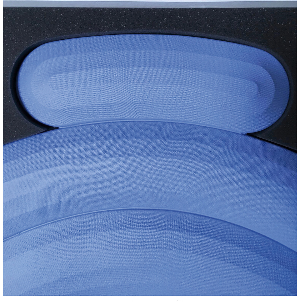 Josh Sperling Friends Mirror Sculpture Blue - archives