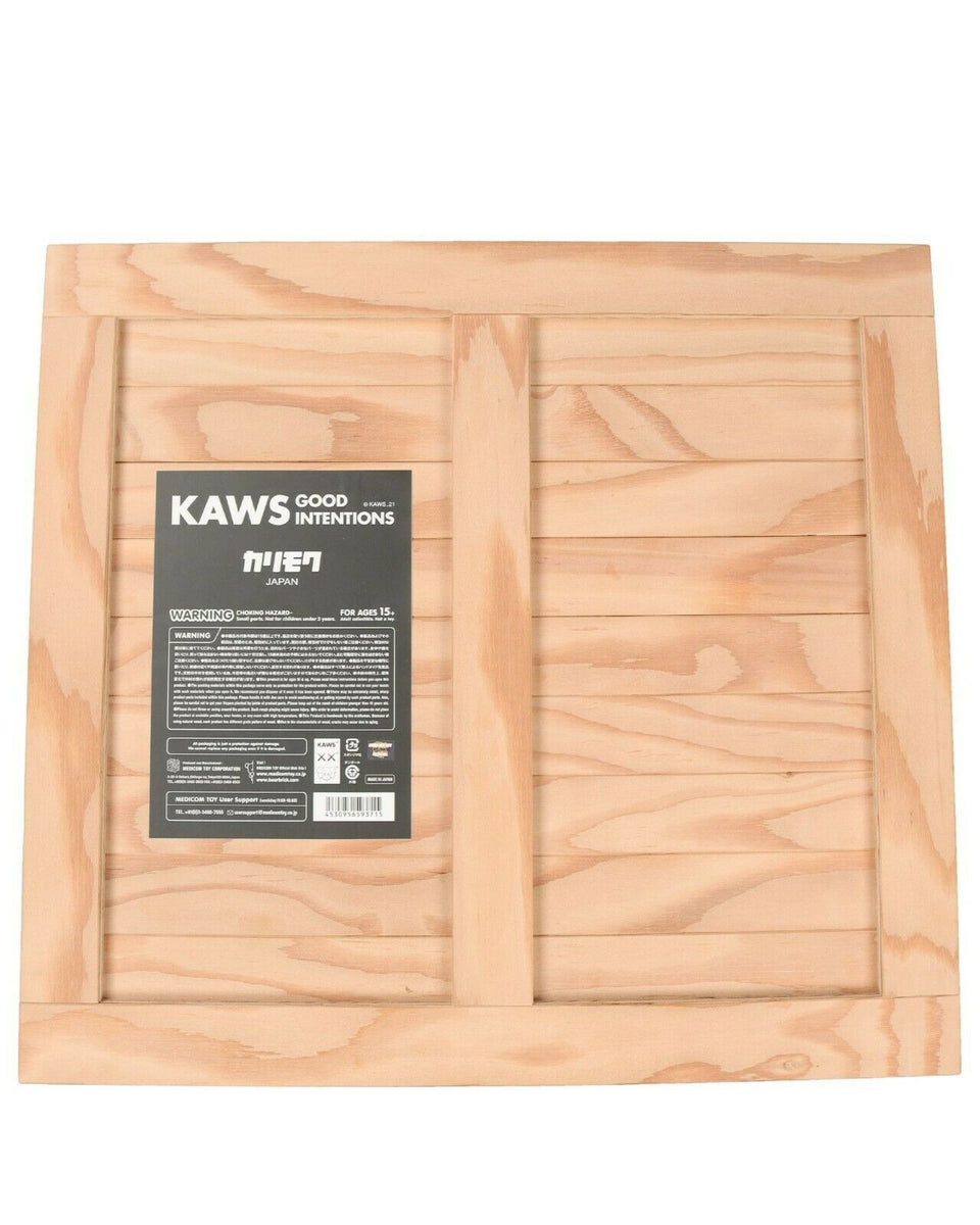 KAWS Good Intentions Wood Sculpture