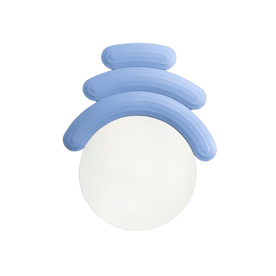 Josh Sperling Friends Mirror Sculpture Blue - archives