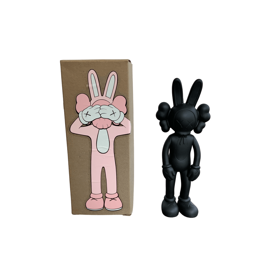 KAWS 4 Foot Companion Vinyl Sculpture Black