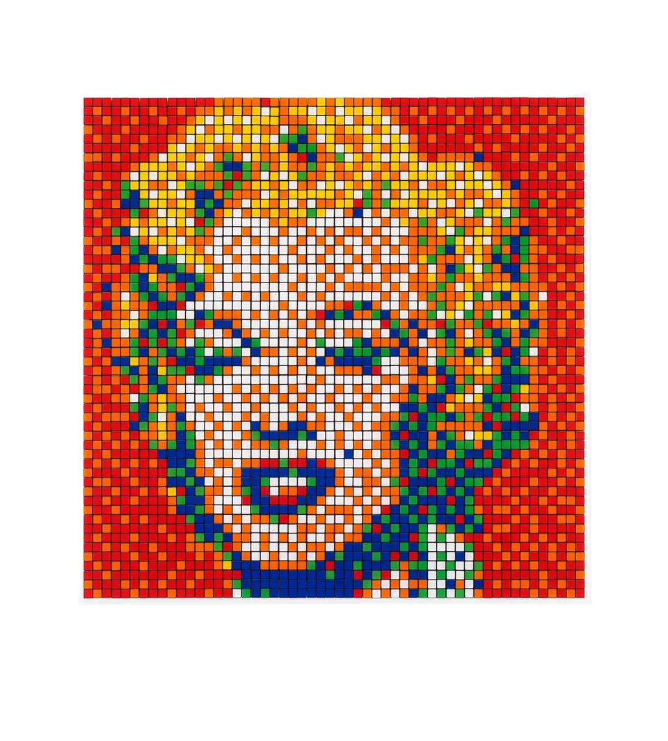 Invader Rubik Shot Red Marilyn
