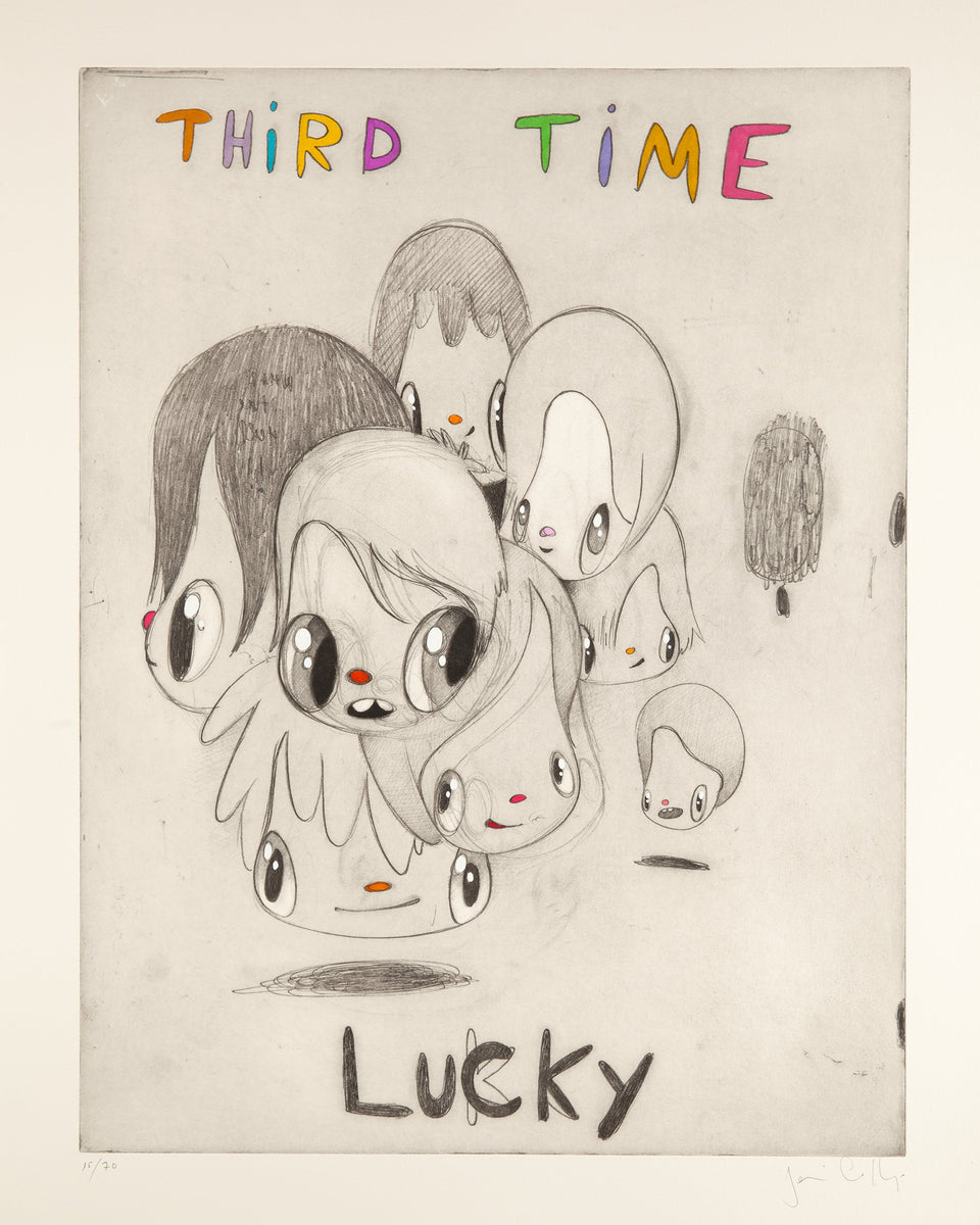 Javier Calleja First Look, Second Chance Always, Third Time Lucky Hand Finished Print Set