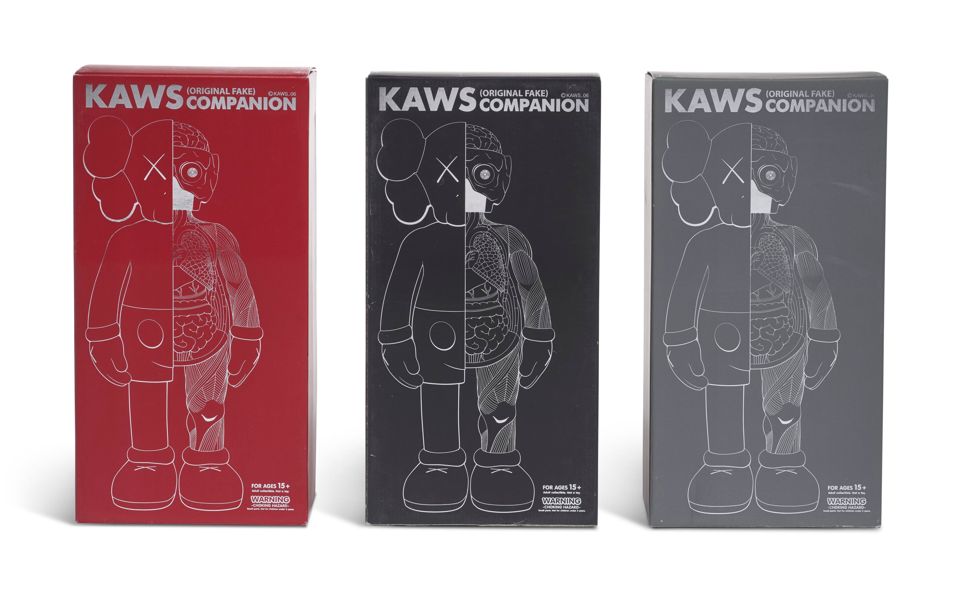 KAWS x Original Fake - Dissected Companion Key Holders - Vinyl Pulse