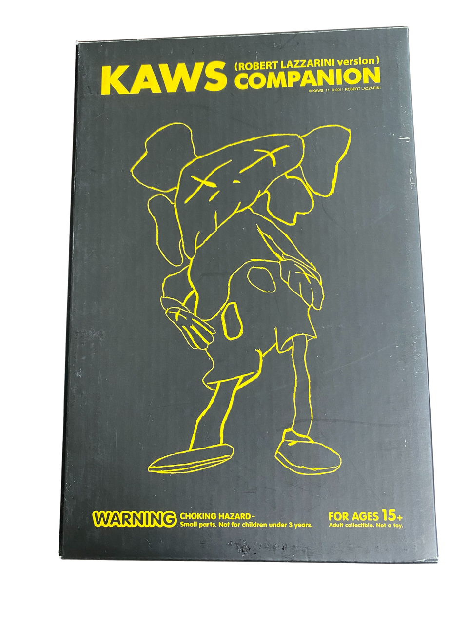 KAWS Robert Lazzarini Companion Vinyl Figure Black