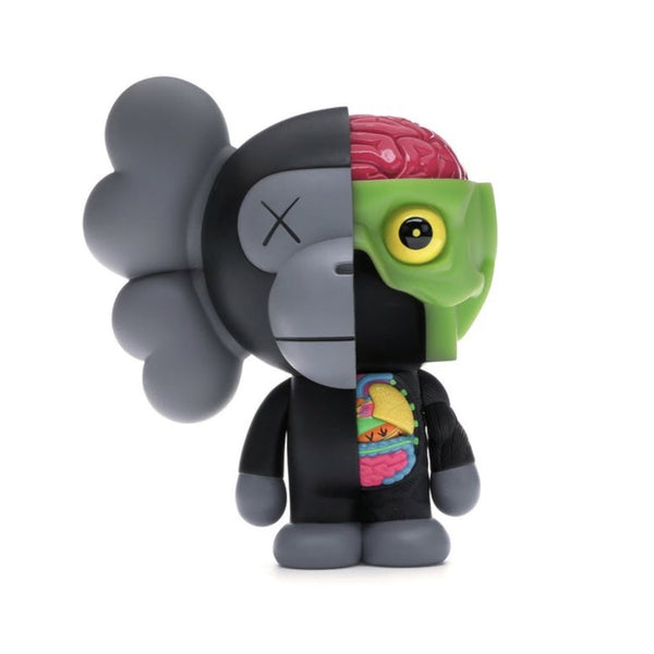 KAWS Bape Dissected Milo Vinyl Figure Black | archives