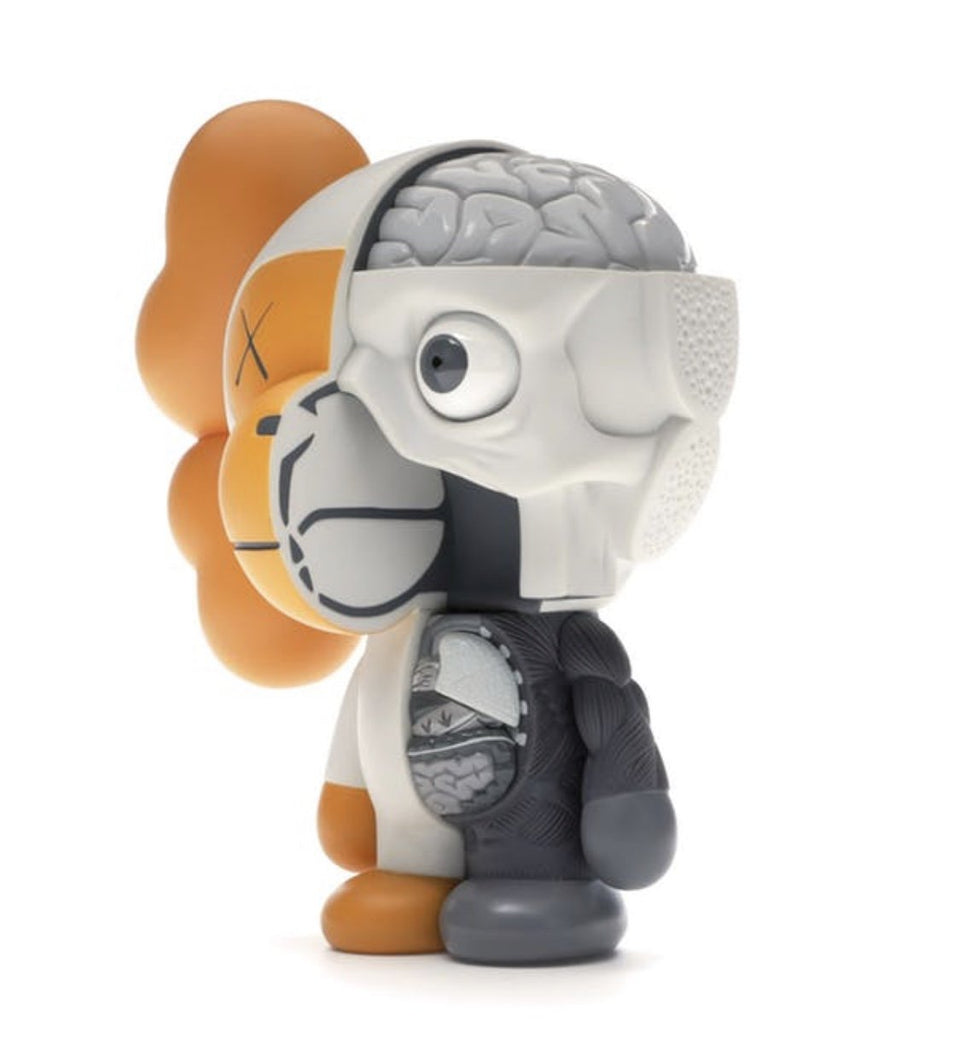 KAWS Bape Dissected Milo Vinyl Figure Grey