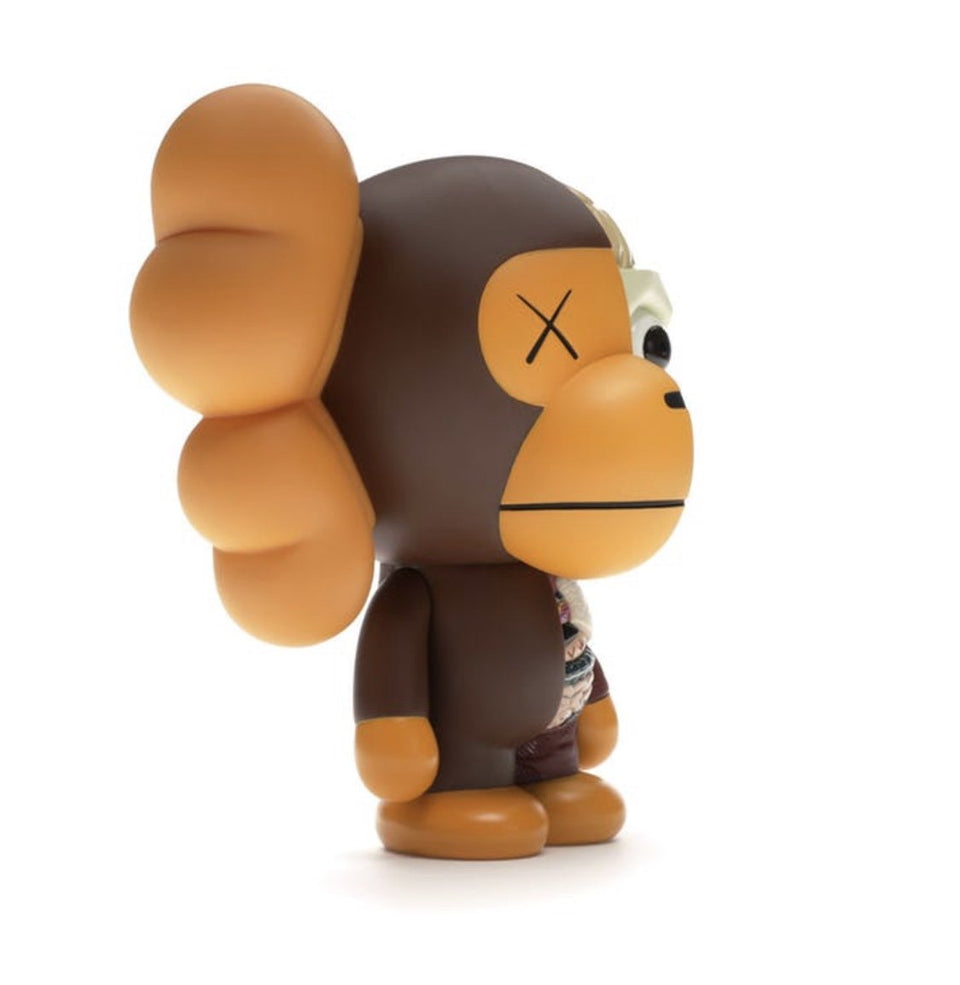 KAWS Bape Dissected Milo Vinyl Figure Brown