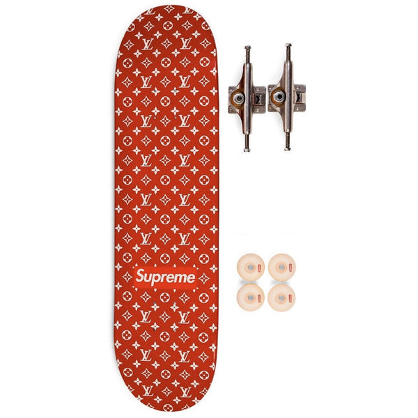 Buy Supreme x Louis Vuitton Boite Skateboard Trunk Monogram Red