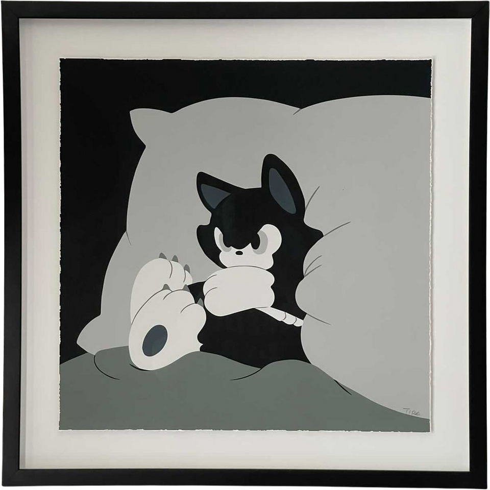 TIDE (Ide Tatsuhiro) Angry Cat Print