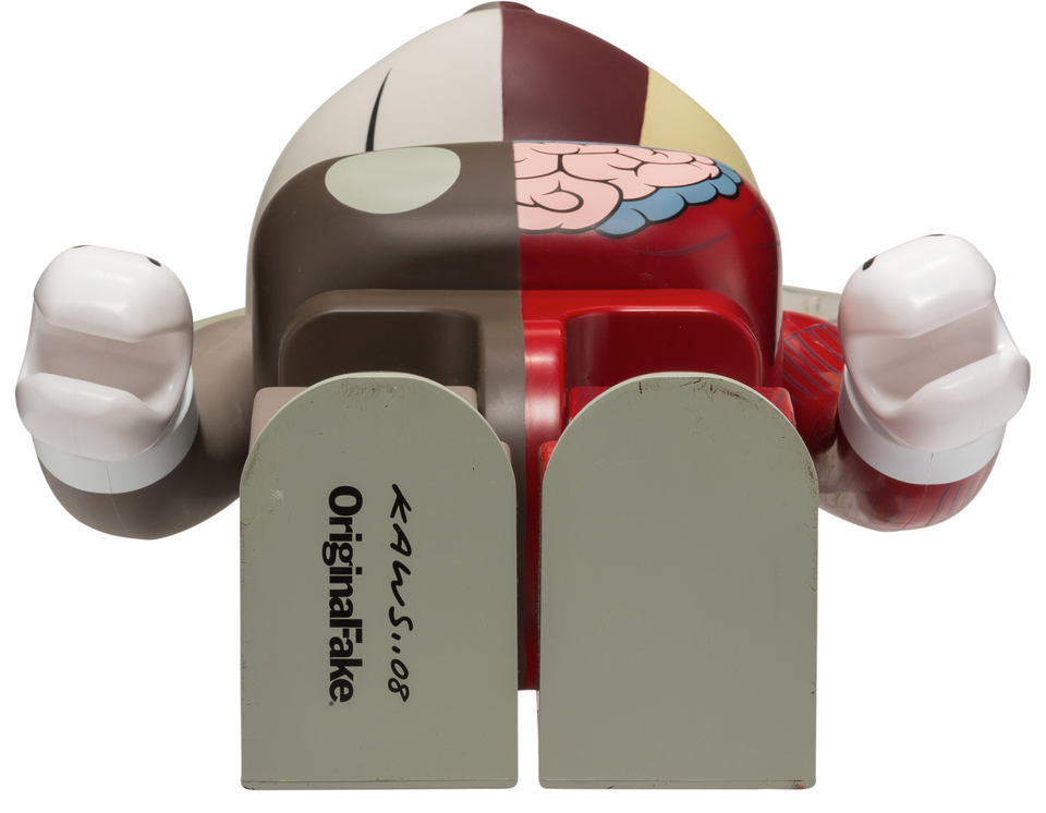 KAWS 1000% Dissected Companion BE@RBRICK Brown