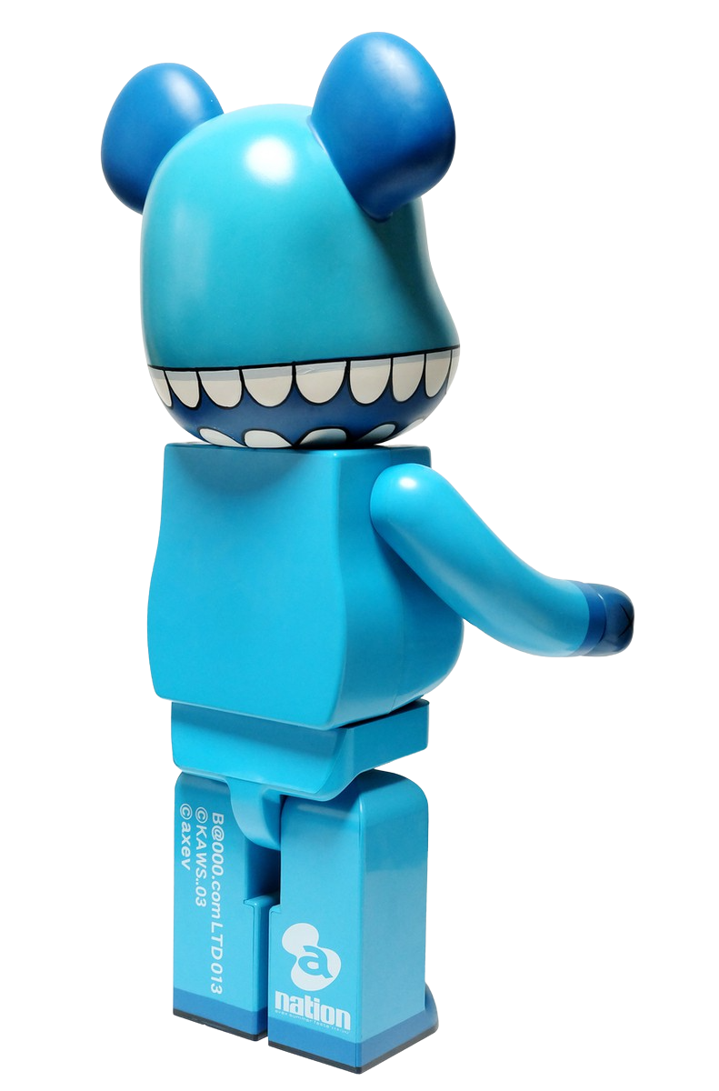 Bearbrick Kaws Chomper 1000% Blue