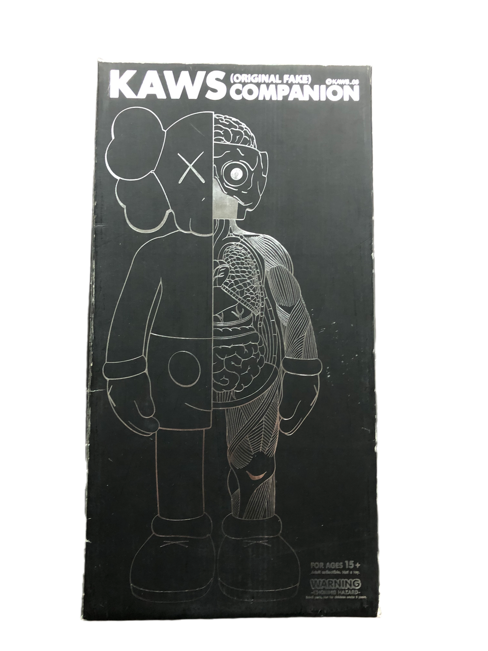 KAWS Dissected Companion Vinyl Figure Black - archives