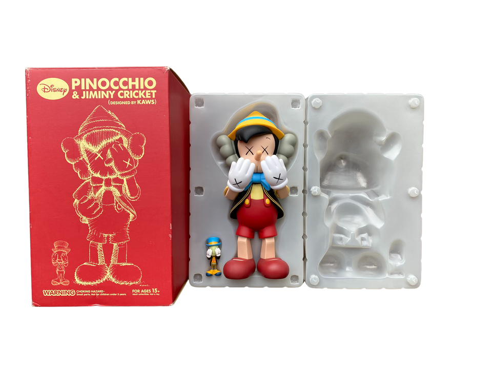 KAWS Disney Pinocchio & Jiminy Cricket Vinyl Figure
