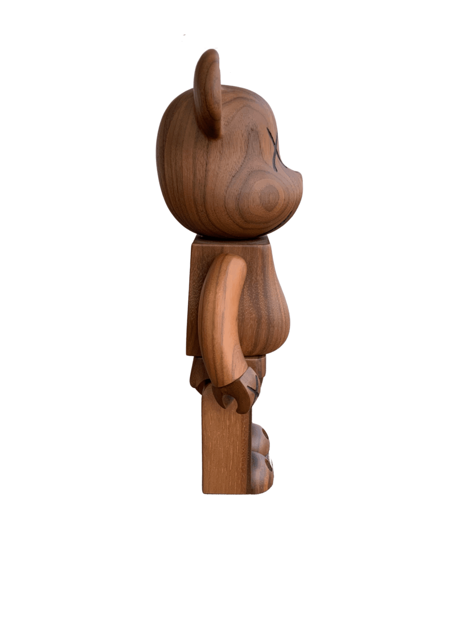 KAWS X BE@RBRICK BWWT 400% Karimoku Wood Sculpture - archives