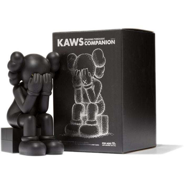 KAWS Passing Through Vinyl Figure Black