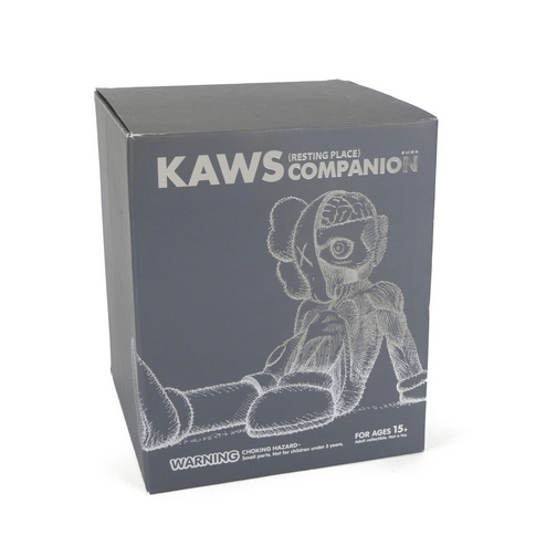 KAWS Resting Place Vinyl Figure Grey - archives
