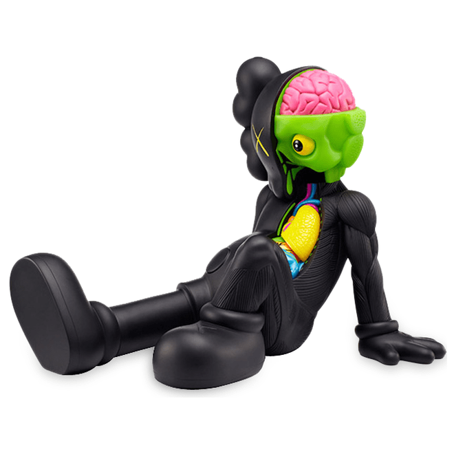 KAWS 4 Foot Companion Vinyl Sculpture Black