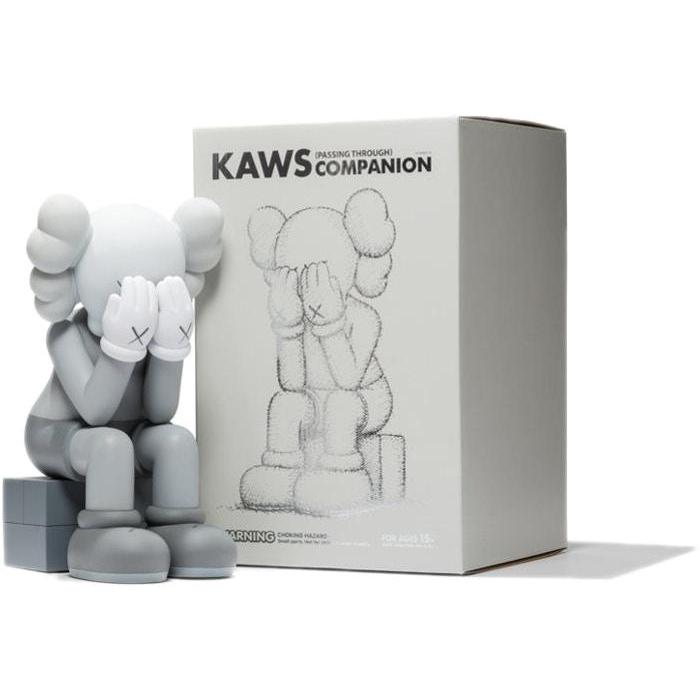 KAWS Passing Through Vinyl Figure Grey - archives