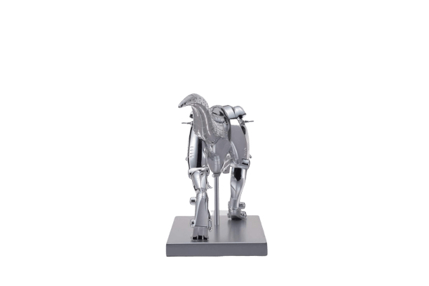 Hajime Sorayama T-Rex Cyborg Dinosaur Figure Silver | archives
