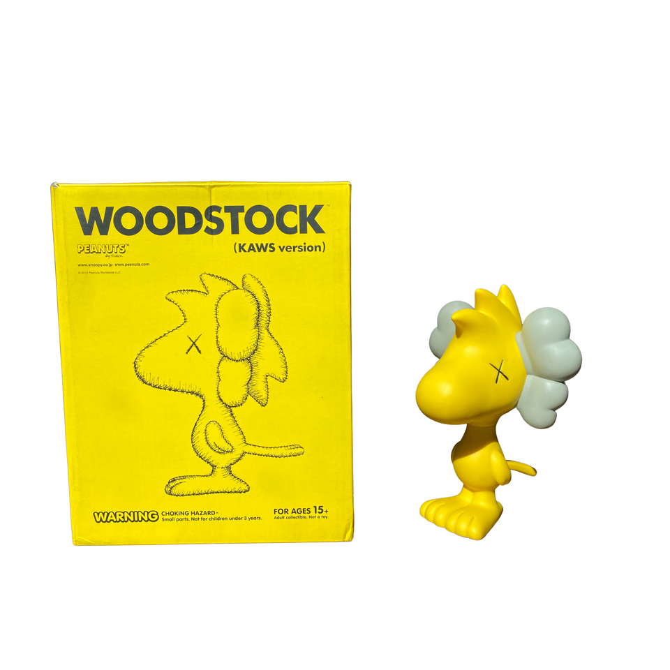 KAWS Peanuts Woodstock Vinyl Figure Yellow