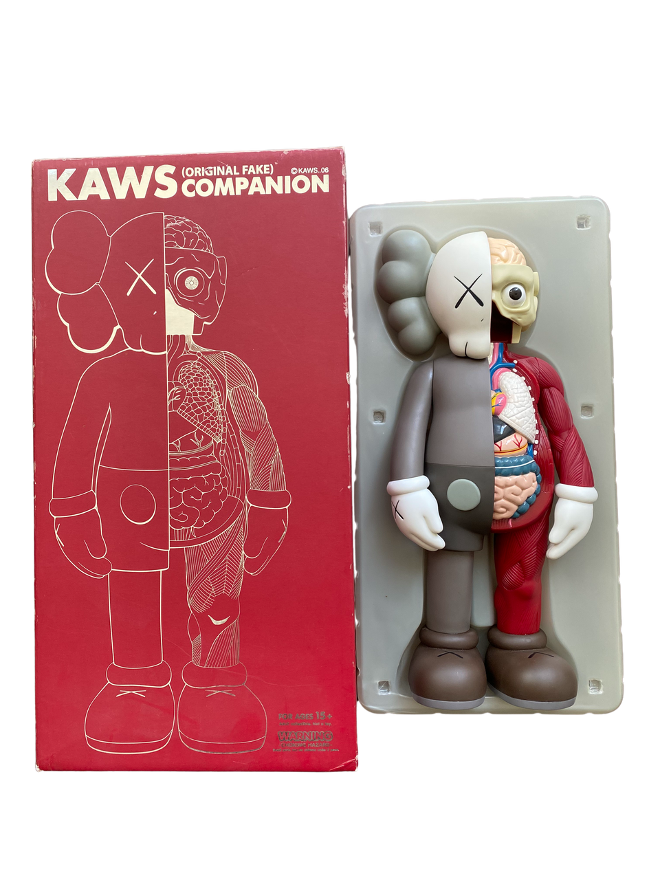 KAWS Dissected Companion Vinyl Figure Brown