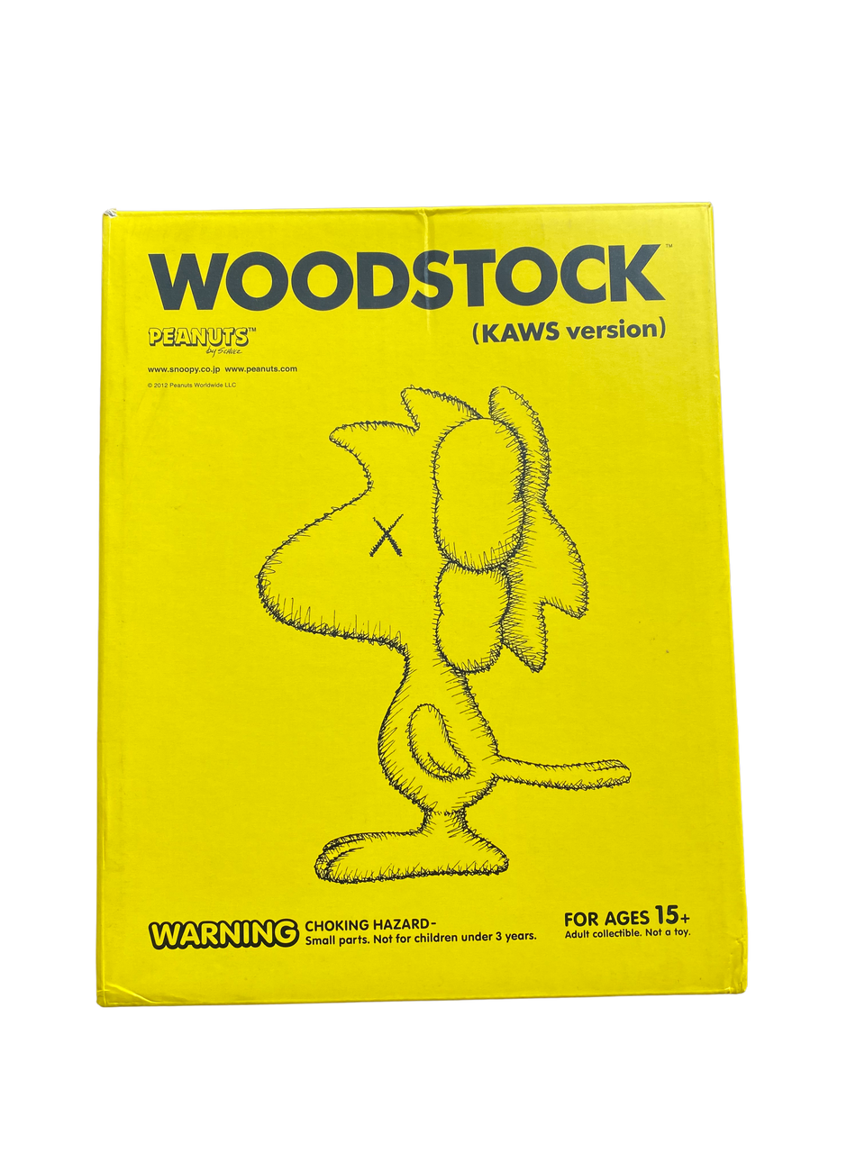 KAWS Peanuts Woodstock Vinyl Figure Yellow