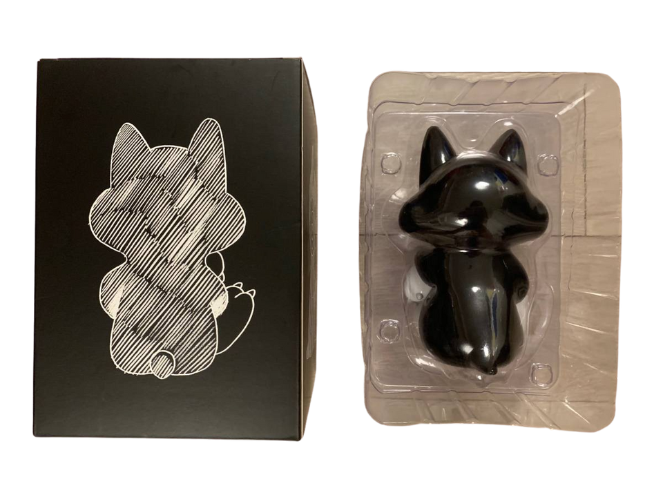 TIDE (Ide Tatsuhiro) Original Cat Black and White Sculpture - archives